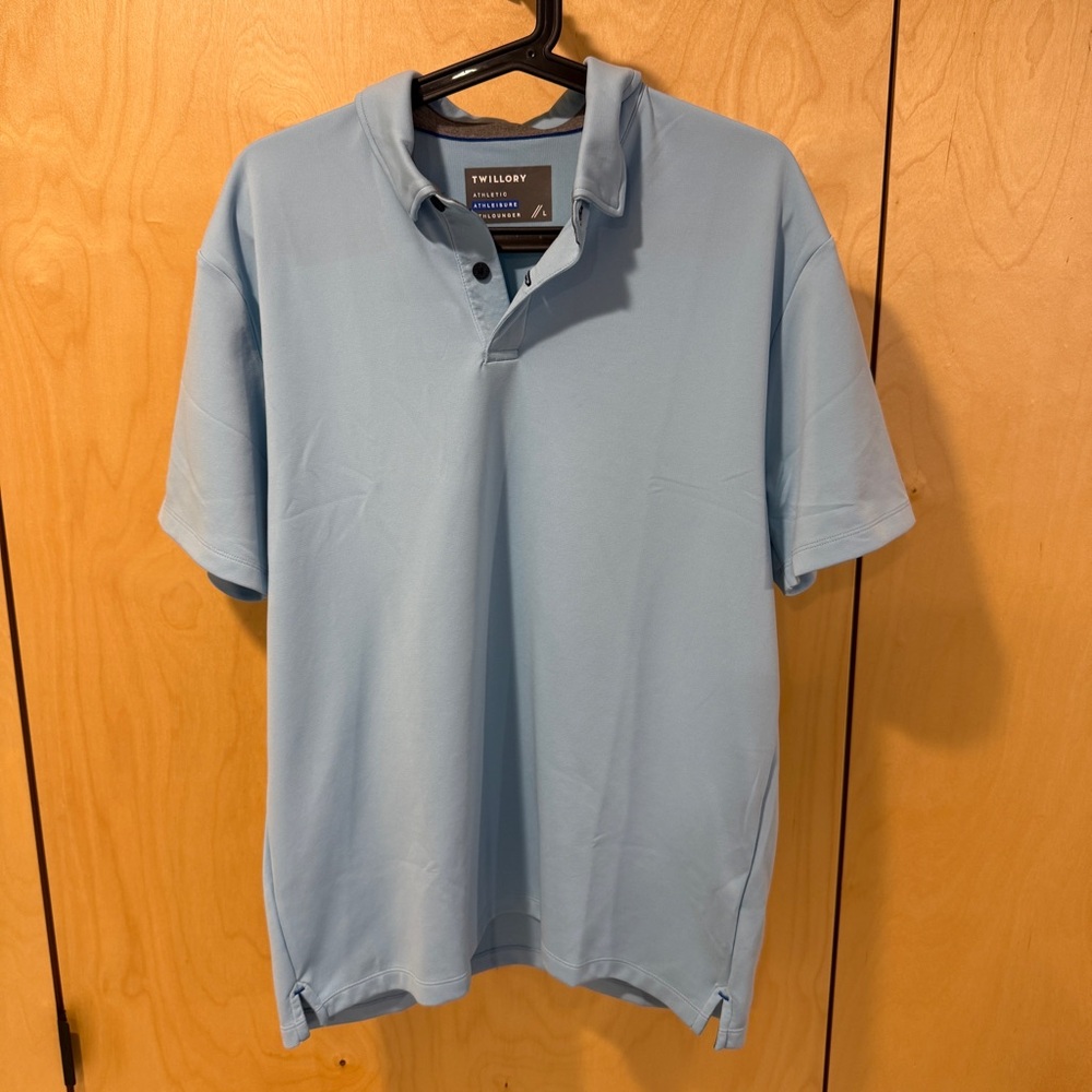Twillory Performance Polo - Solids - L / SKYBLUE